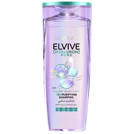 شامبو هيالورون بيور منقى للشعر الدهنى 400 مل  - من لوريال