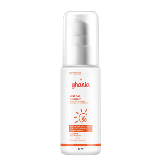 واقي شمس كريم طبيعي SPF 50 لحماية فائقة -   من غانية