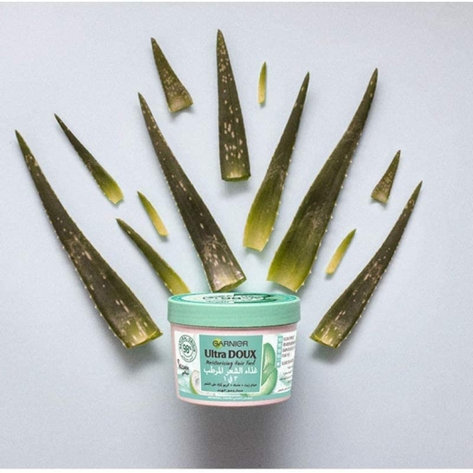 غذاء الشعر المغذي ٣ في ١ خلاصة صبار الالوفير للشعرالعادي- من غارنييه
